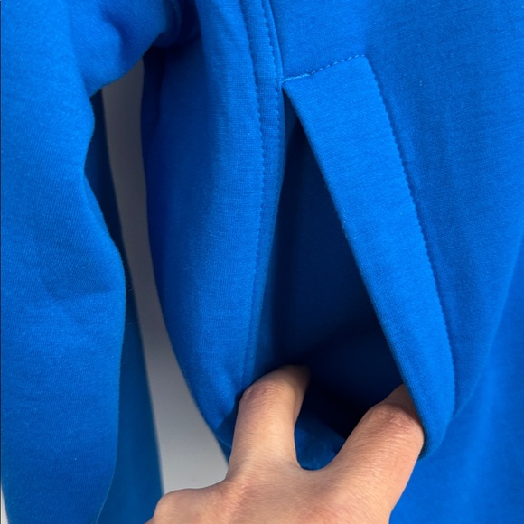 Free People Movement Pick Up The Pace Pullover Hoodie Electric Blue Size XS - Picture 7 of 13